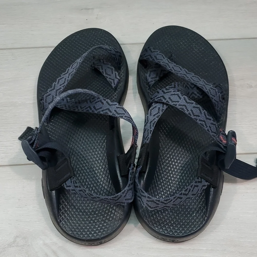 Chaco Mens Classic Z/2 Outdoor Hiking Stepped Navy  Sandals shoes sz 10